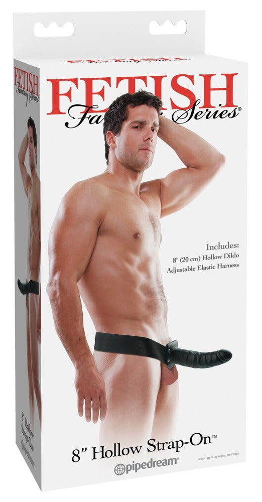 Fetish Fantasy Series - 8" Hollow Strap-On Black