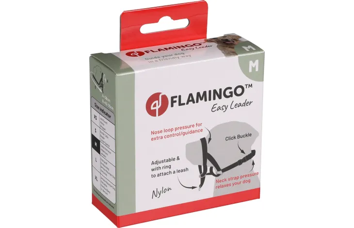 Flamingo Head Collar Easy Leader Black M