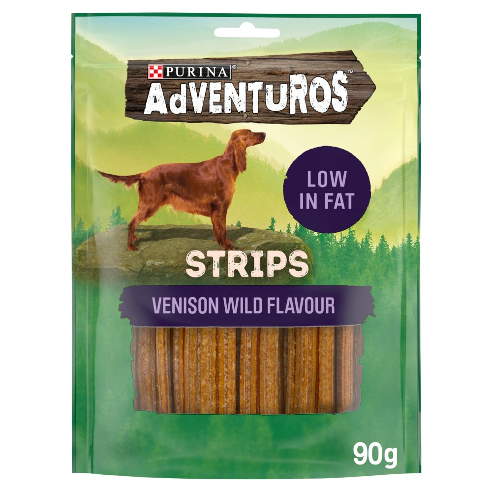 Purina Adventuros Strips Venison Wild Flavour 90g