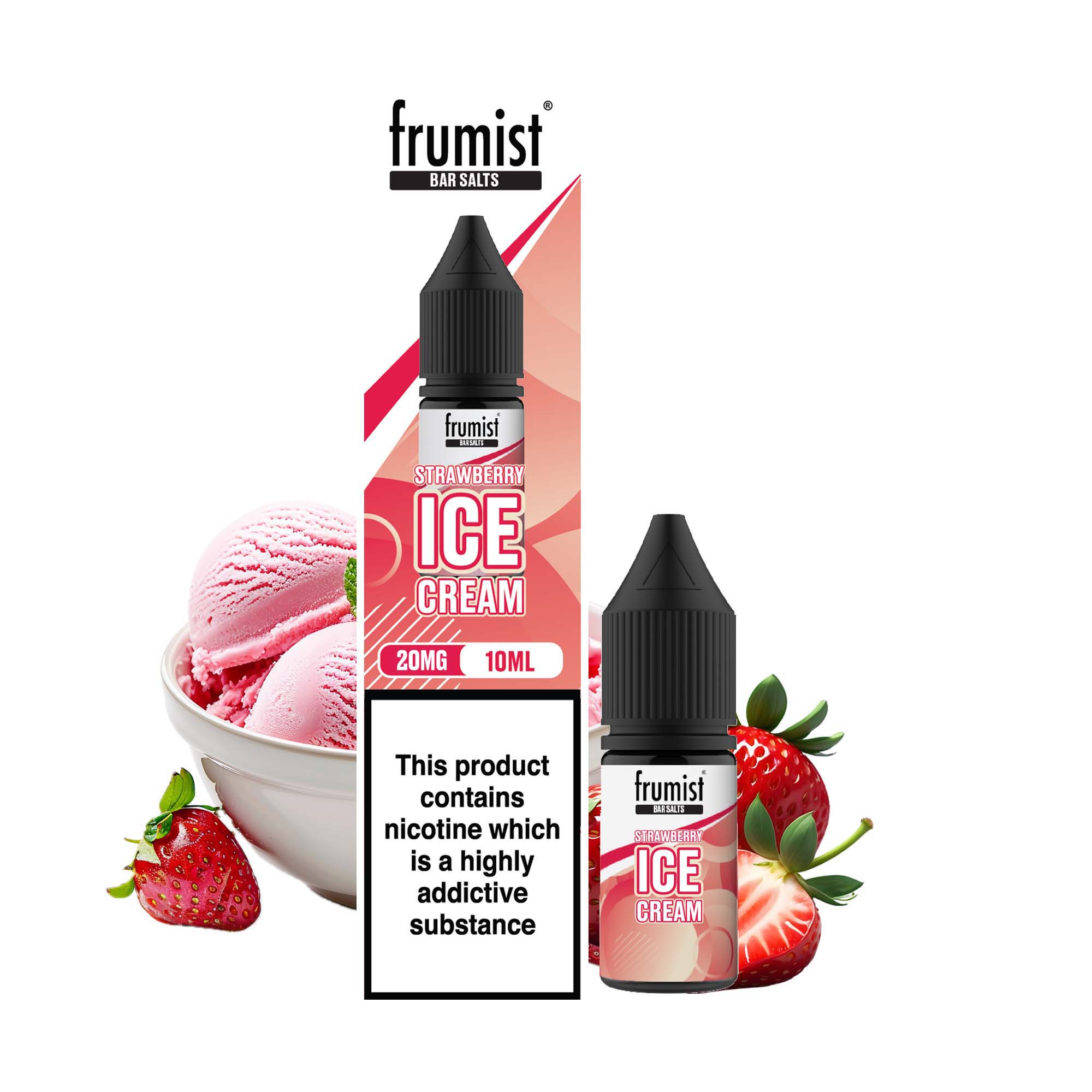 Frumist Strawberry Ice Cream Nic Salt 10ml