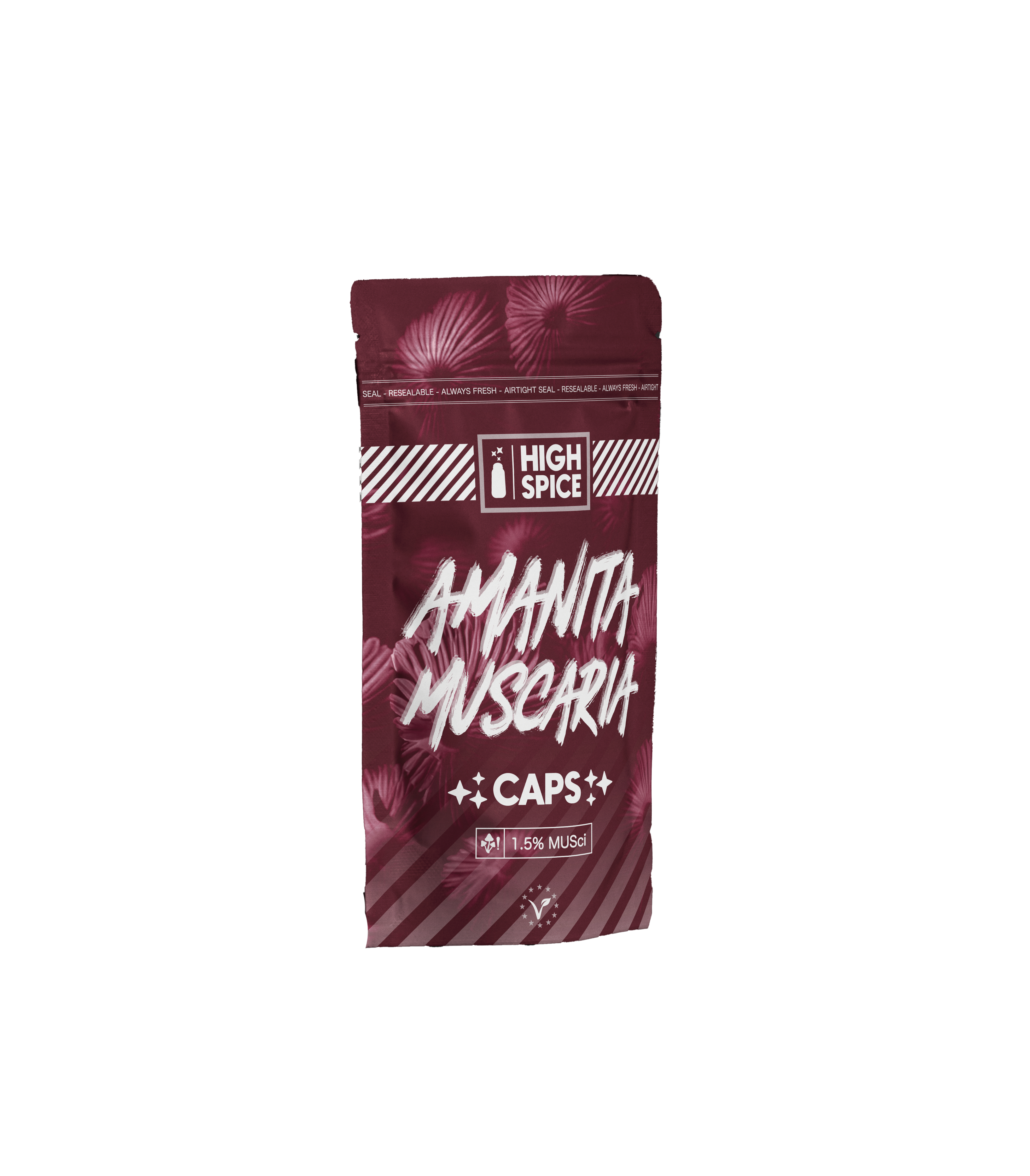 High Spice Amanita Muscaria Mushroom Caps 3g 2.5mg
