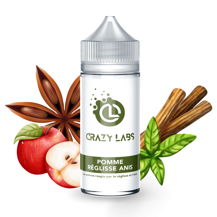 Crazy Labs Apple Liquorice Anise 100ml