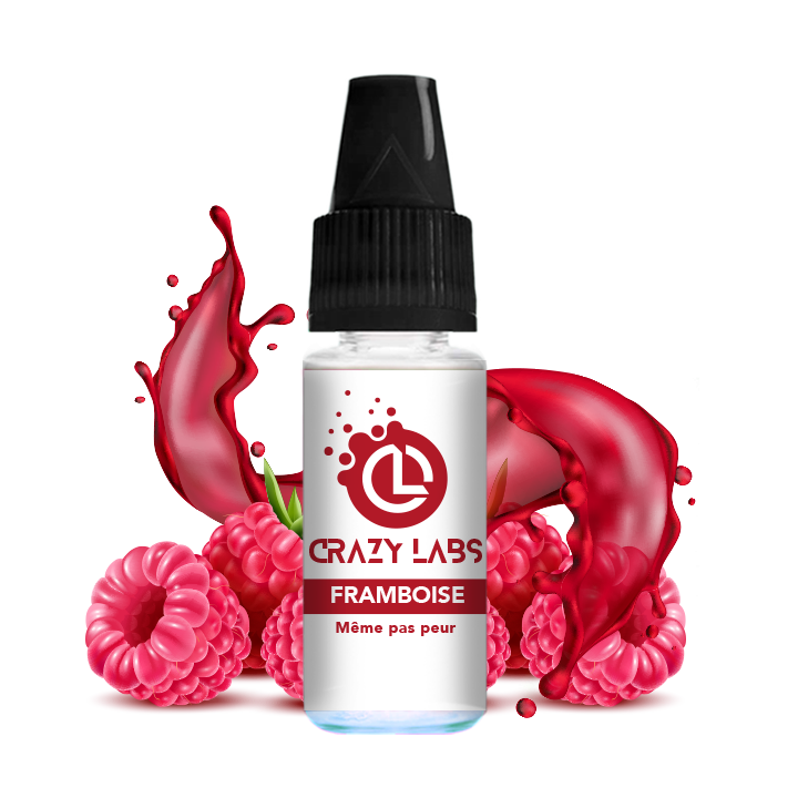 Crazy Labs Raspberry (Framboise) Nic Salt 10ml