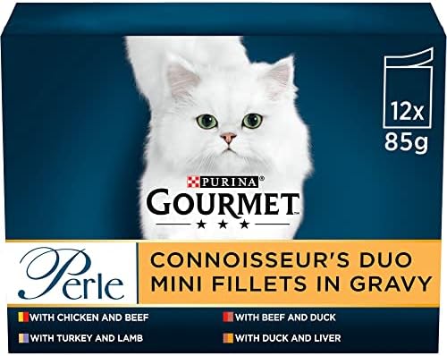Purina Gourmet Mini Fillets In Gravy Wet Food Pouch 12x85g