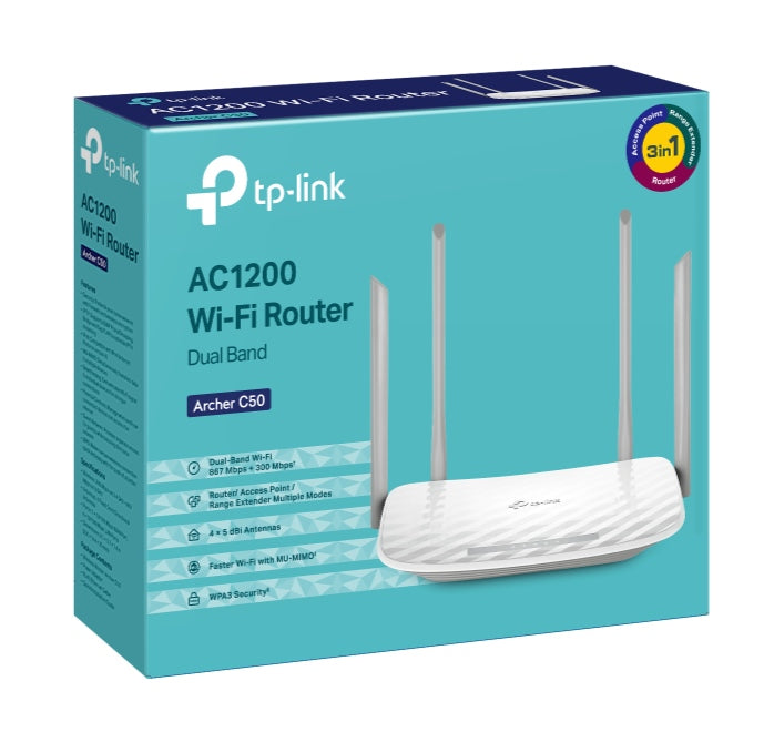 TP Link AC1200 Archer 50 Wi-Fi Router