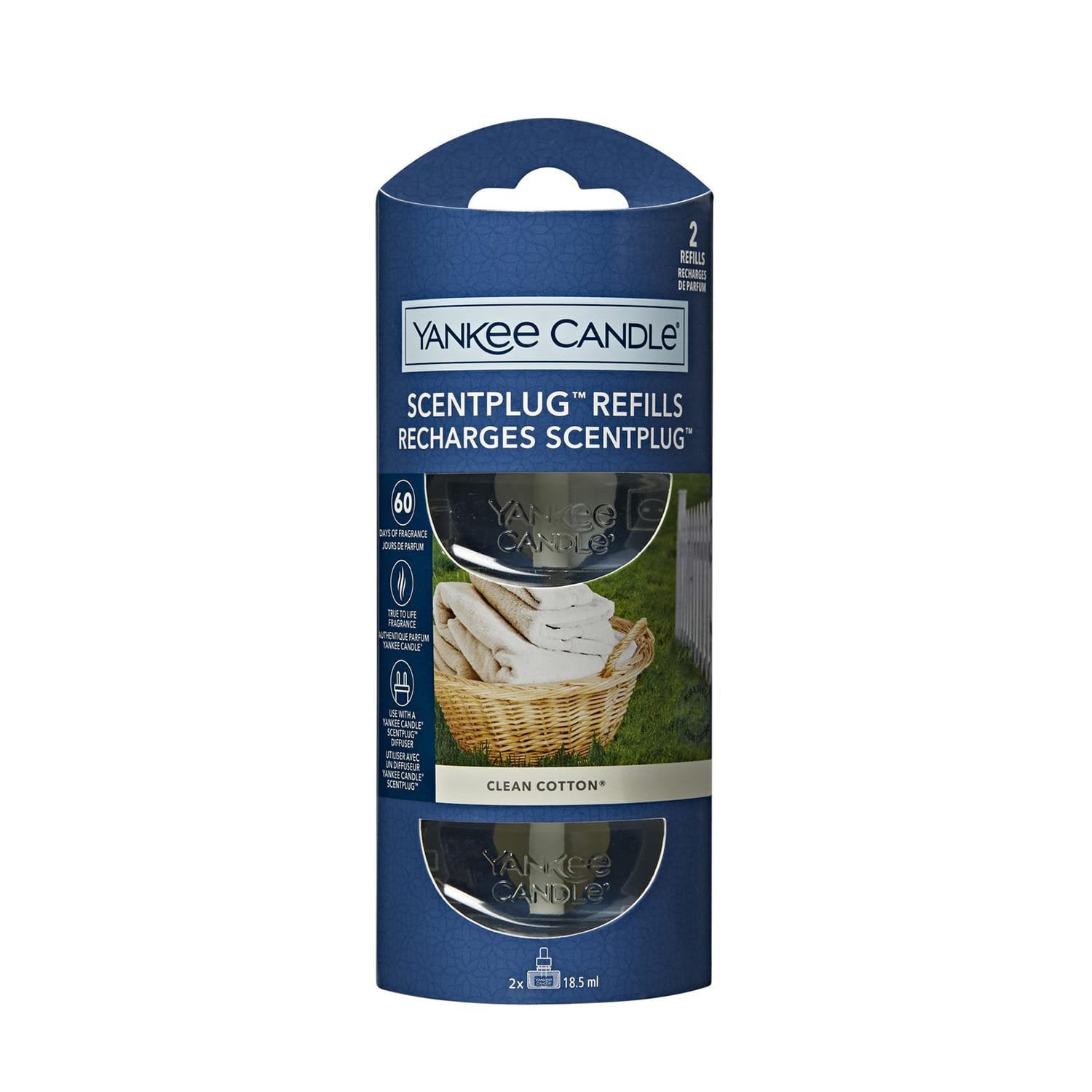 Yankee Candle ScentPlug Refills Clean Cotton (2-Pack)
