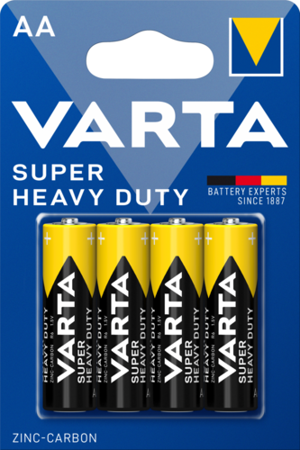 Varta Super Heavy Duty AA Batteries (4pcs/pack)