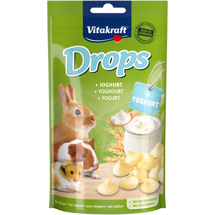 Vitakraft Rodent Snacks Drops Yoghurt 75g