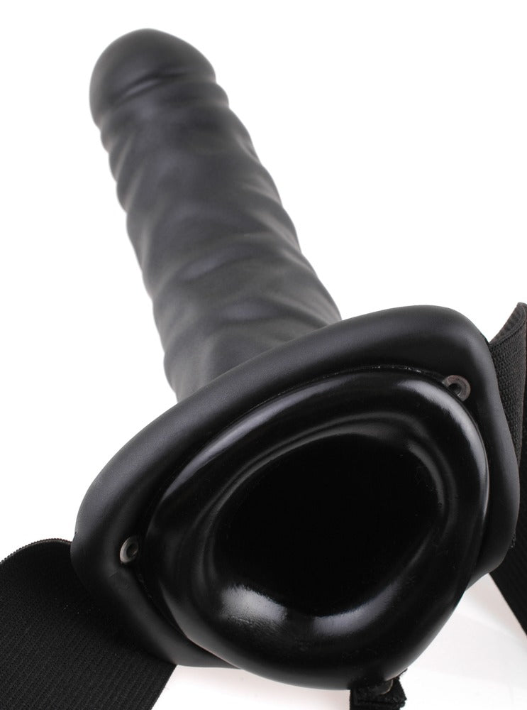 Fetish Fantasy Series - 8" Hollow Strap-On Black