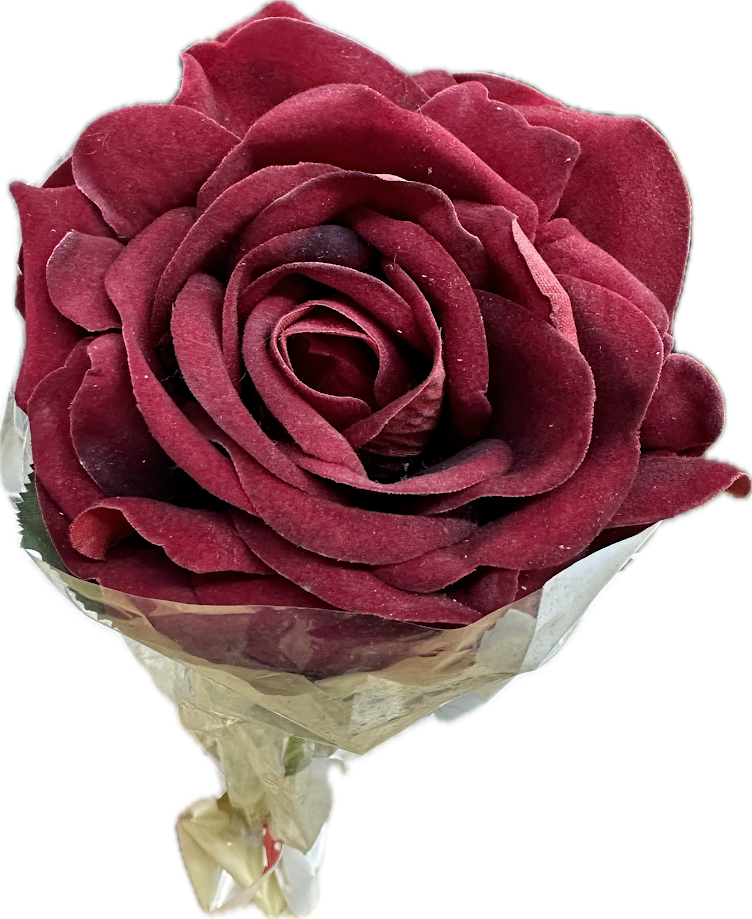 Big Fabric Artificial Rose