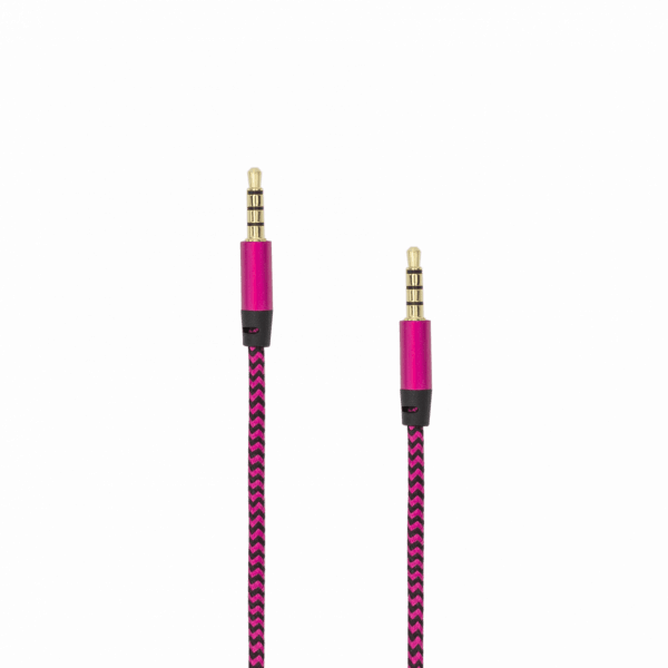 SBOX AUX Cable 3.5mm Male to 3.5mm Male 1.5M Purple