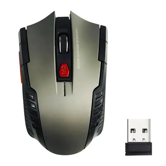 Wireless Gaming Mouse Optical Mouse Home Office 6 Keys Mouse Portable Game Wireless Mice With USB Receiver 1600DPI 2.4GHz