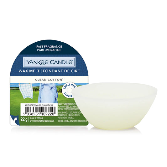 Yankee Candle Wax Melt Clean Cotton 22g