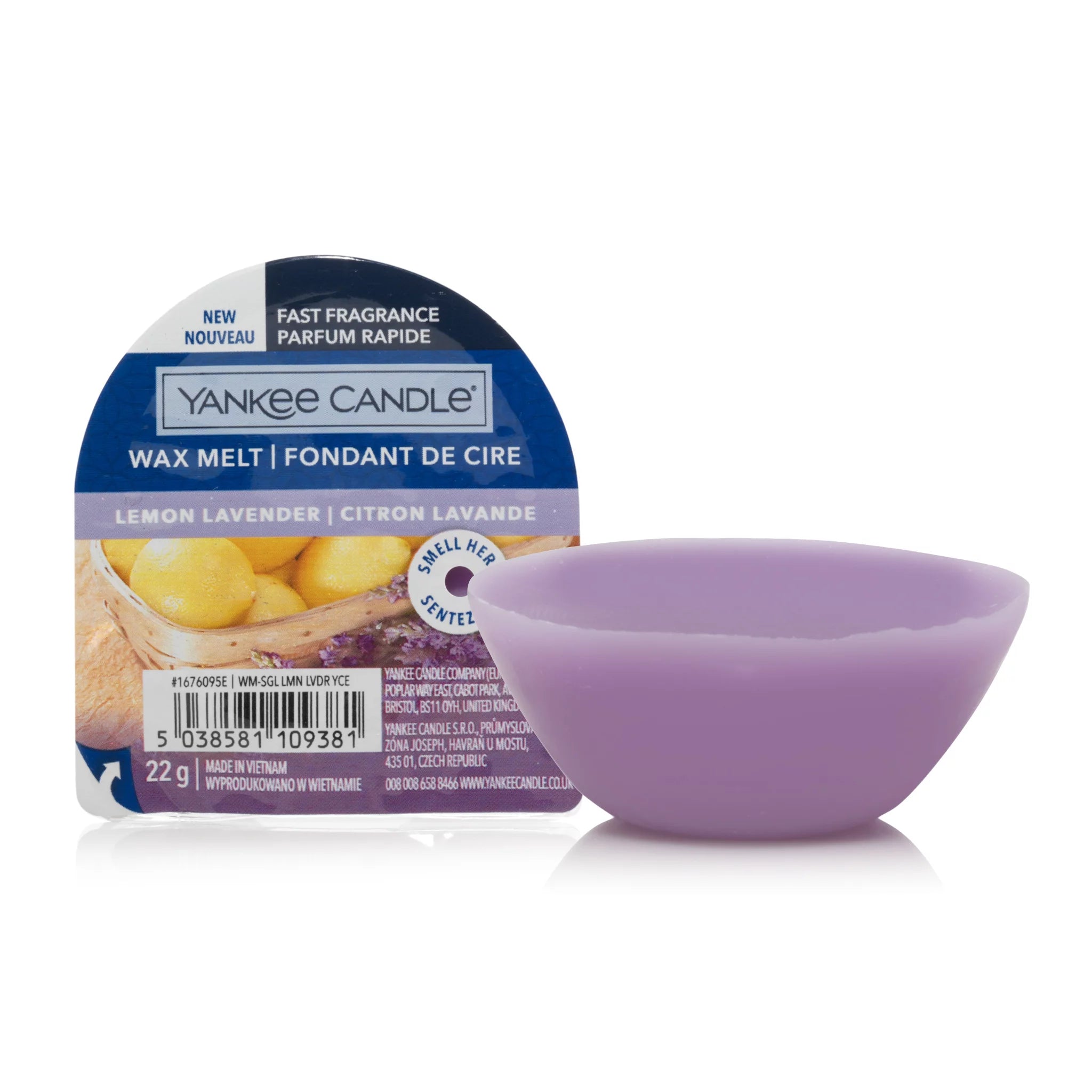 Yankee Candle Wax Melt Lemon Lavender 22g