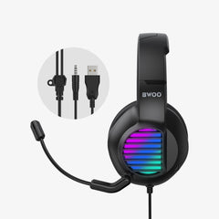BWOO Stereo Surround Sound Wired Gaming Headset BX024