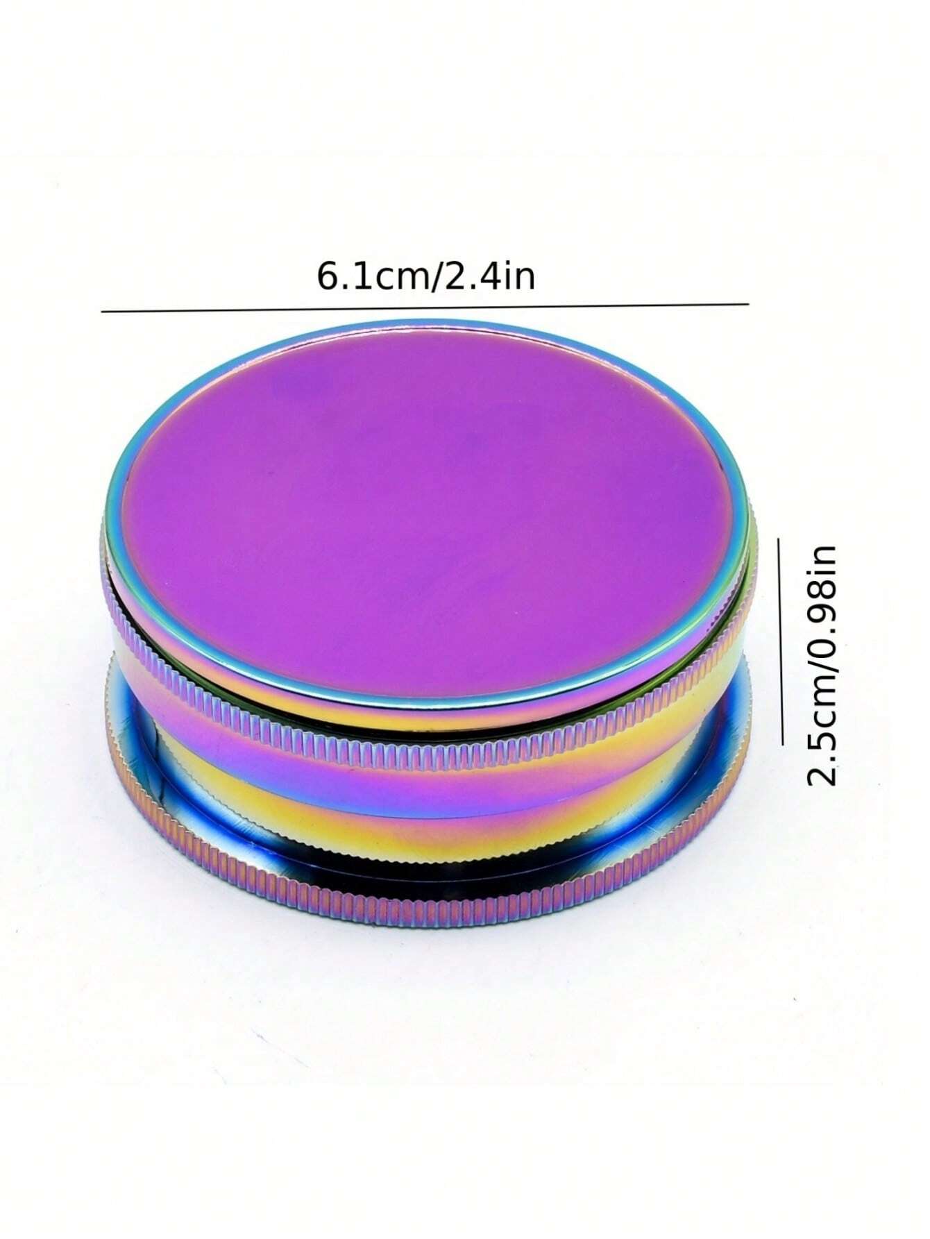 Plastic Grinder 60mm 3-Part Rainbow