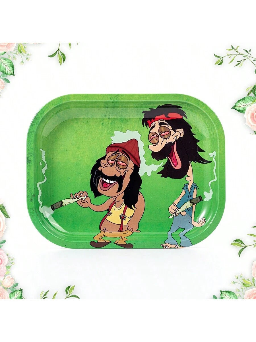 Metal Rolling Tray Cheech & Chong