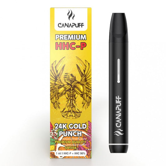 CanaPuff 24K Gold Punch 96% HHC-P Disposable Vape Pen 1ml