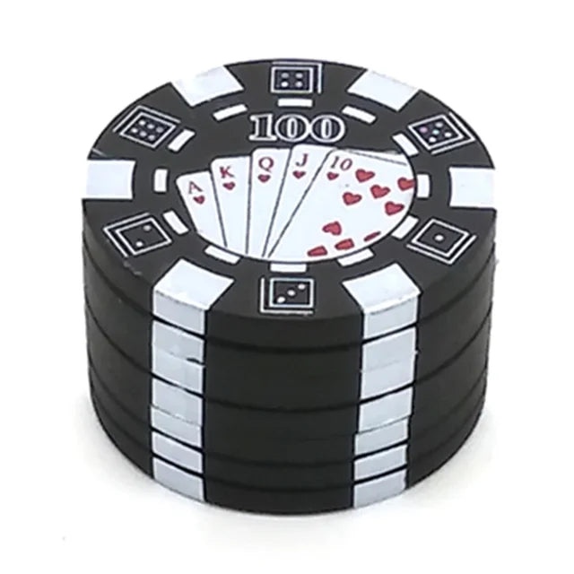 3-Part Poker Metal Grinder 40mm