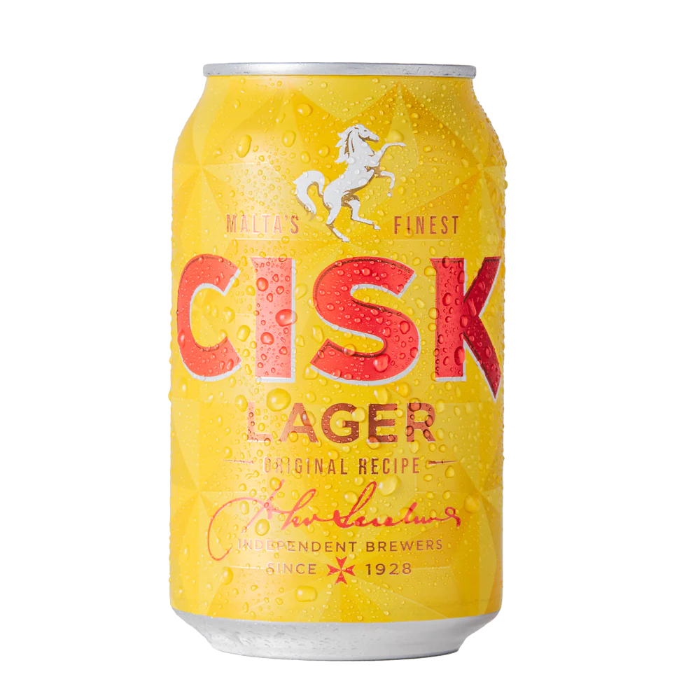 Cisk Lager Beer Can 33cl