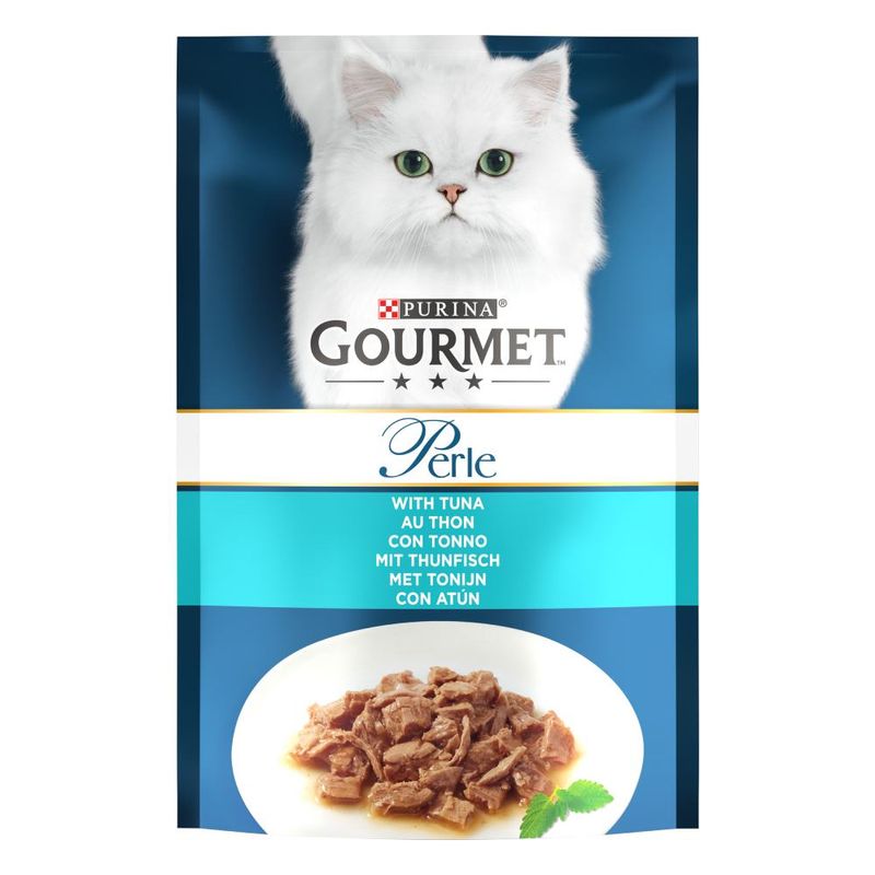 Purina Gourmet Perle with Tuna Wet Cat Food Pouch 85g