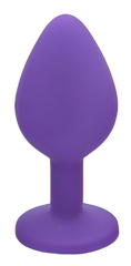Silicone Butt Plug Purple M