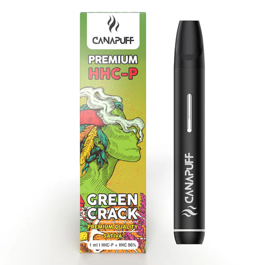 CanaPuff Green Crack 96% HHC-P Disposable Vape Pen 1ml