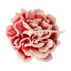 3D Carnation Flower Scented Candle Red 28g
