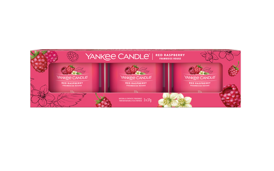 Yankee Candle Mini Red Raspberry 3-Pack