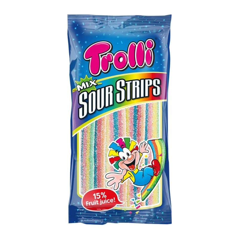 Trolli Sour Strips Mix 85g