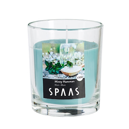 Spaas Scented Glass Candle Minty Hammam