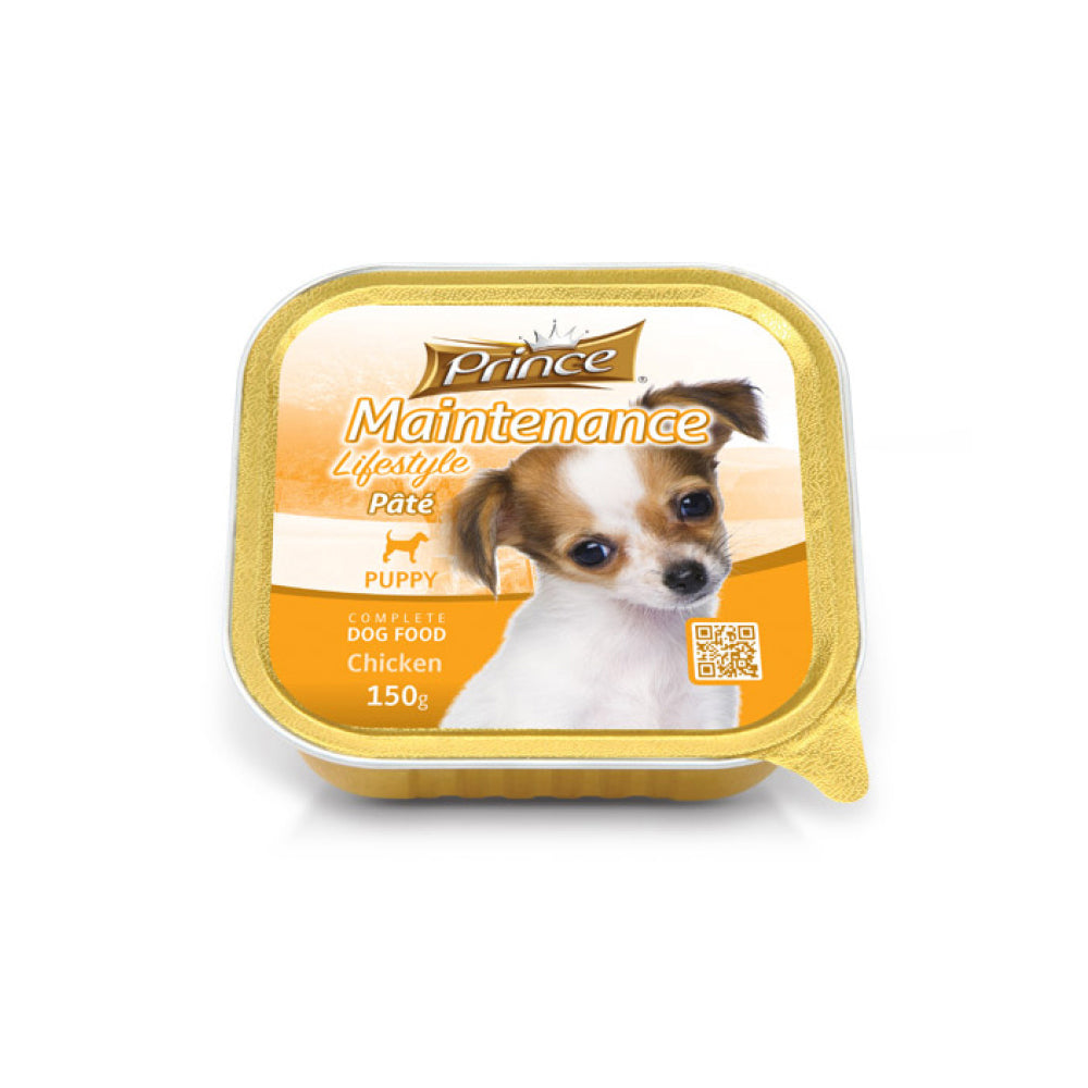 Princess Maintenance Lifestyle Pate Puppy Chicken Wet Dog Food 150g