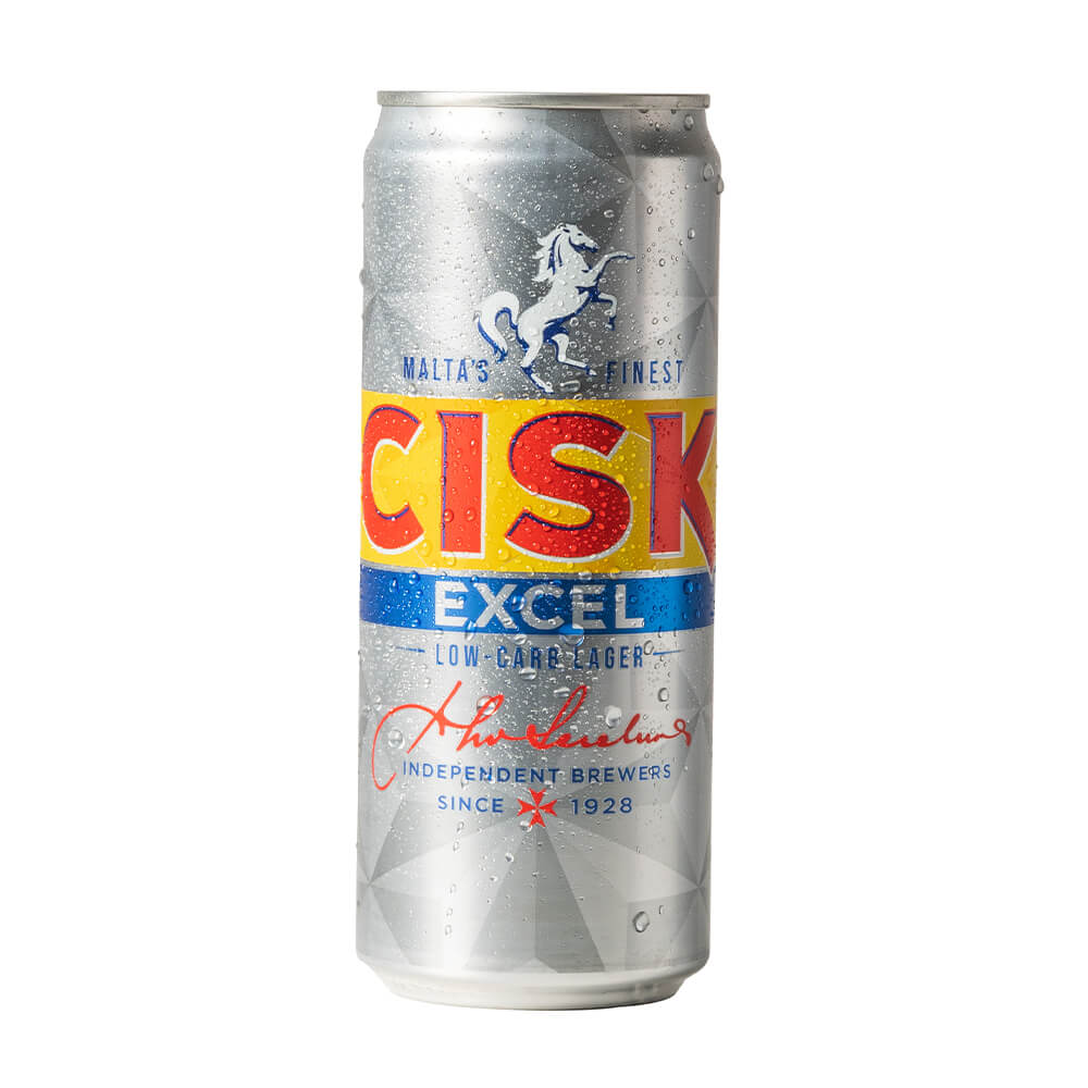 Cisk Excel Lager Beer Can 33cl