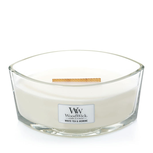 WoodWick Ellipse Candle White Tea & Jasmine 453.6g