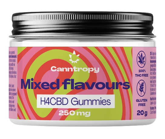 Canntropy Mixed Flavours 250mg H4CBD Gummies 10pcs