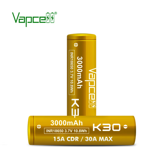 Vapcell K30 18650 3000mAh Battery