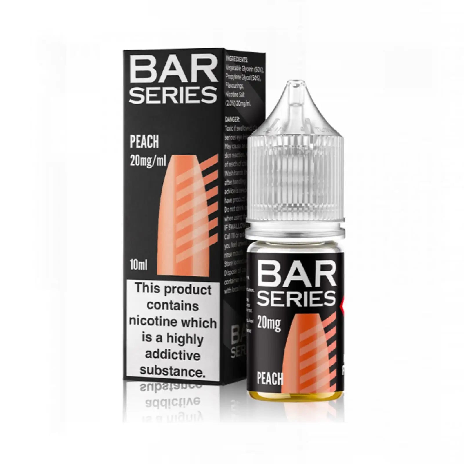 Bar Series Peach Ice Nic Salt 10ml