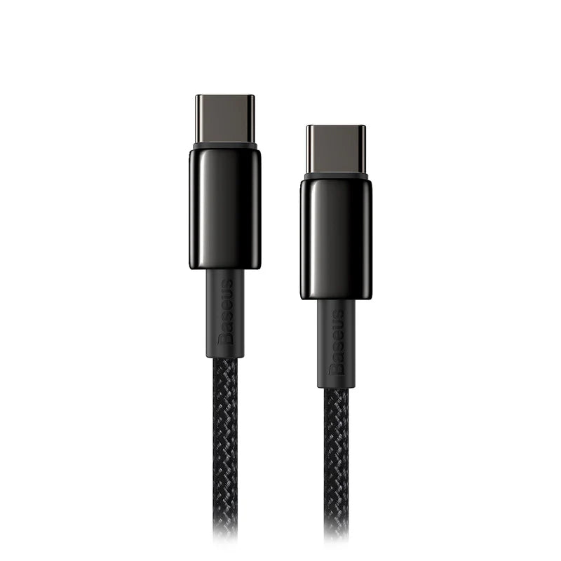 Baseus Tungsten Gold USB-C to USB-C Cable 100W 1m