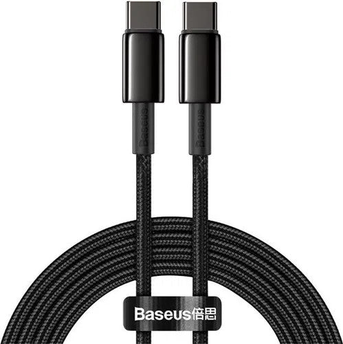 Baseus USB C to USB C Cable (Black) 1m/100cm