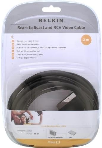 Belkin Pro Scart to Scart and RCA Video Cable 3m F8V3290Aea3M