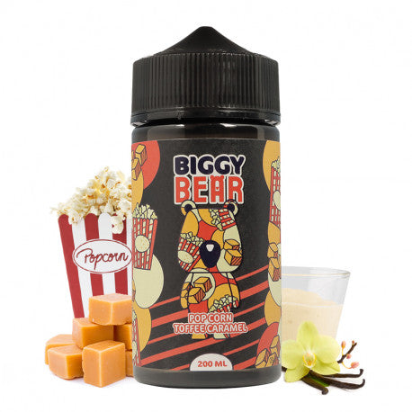 Biggy Bear Popcorn Toffee Caramel 200ml