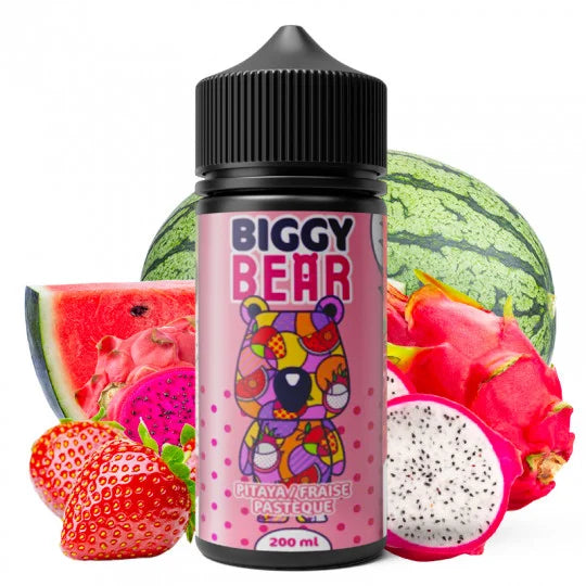 Biggy Bear Strawberry, Dragon Fruit & Watermelon 200ml