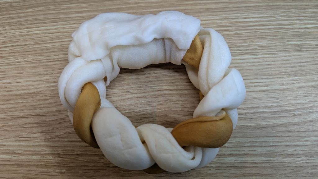 Braided Collagen Dog Ring