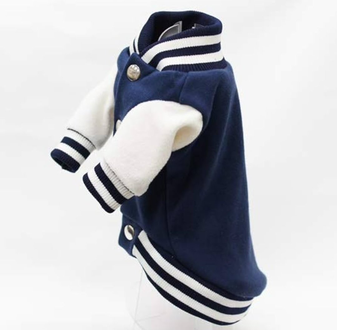 Dog Cardigan - Blue & White