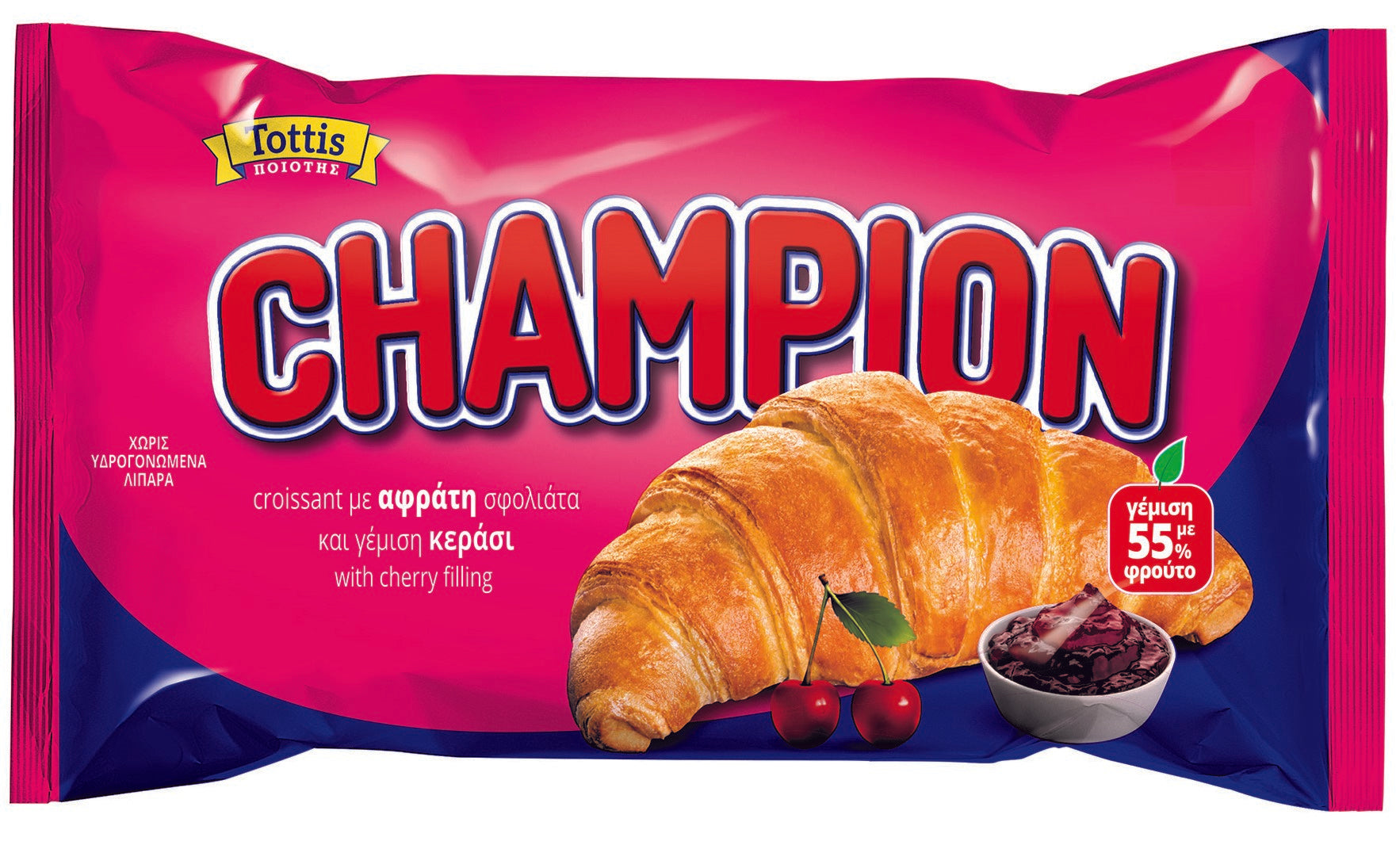 CHAMPION CROISSANT with Cherry Filling 70g