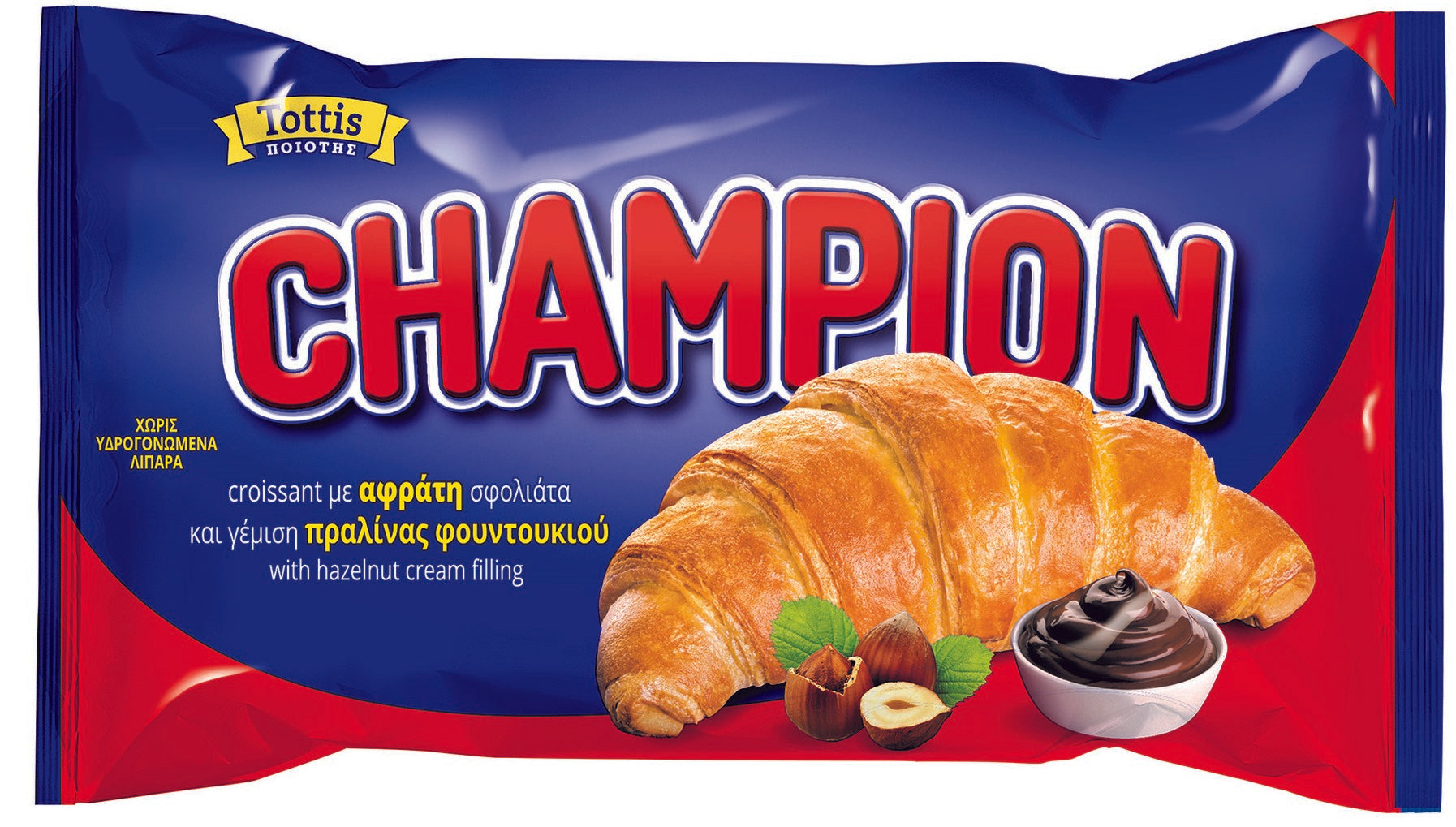 CHAMPION CROISSANT with Hazelnut Cream Filling 70g