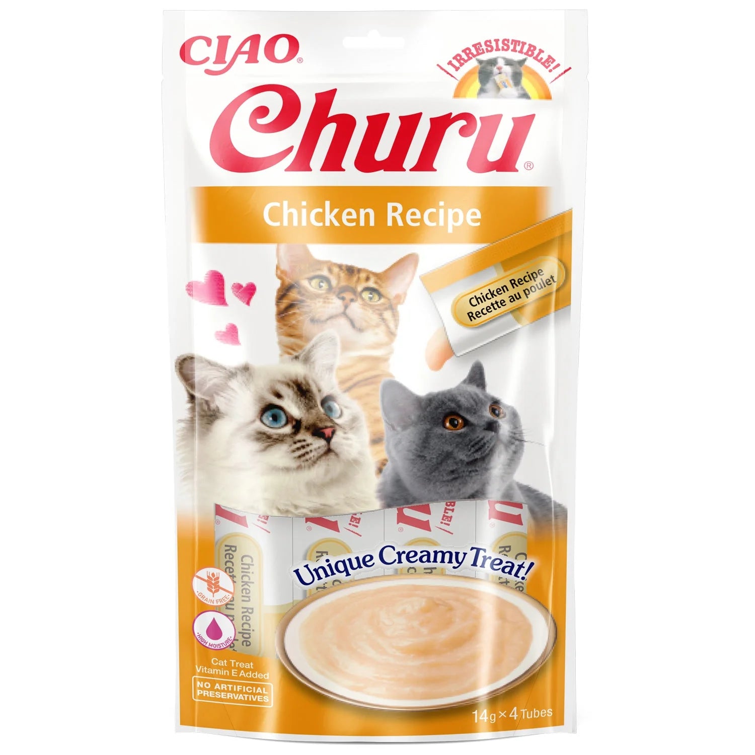 Ciao Churu Cat Treats Chicken Flavour 4x14g