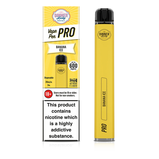 Dinner Lady Vape Pen Pro 600 Puffs Disposable Vape 0mg