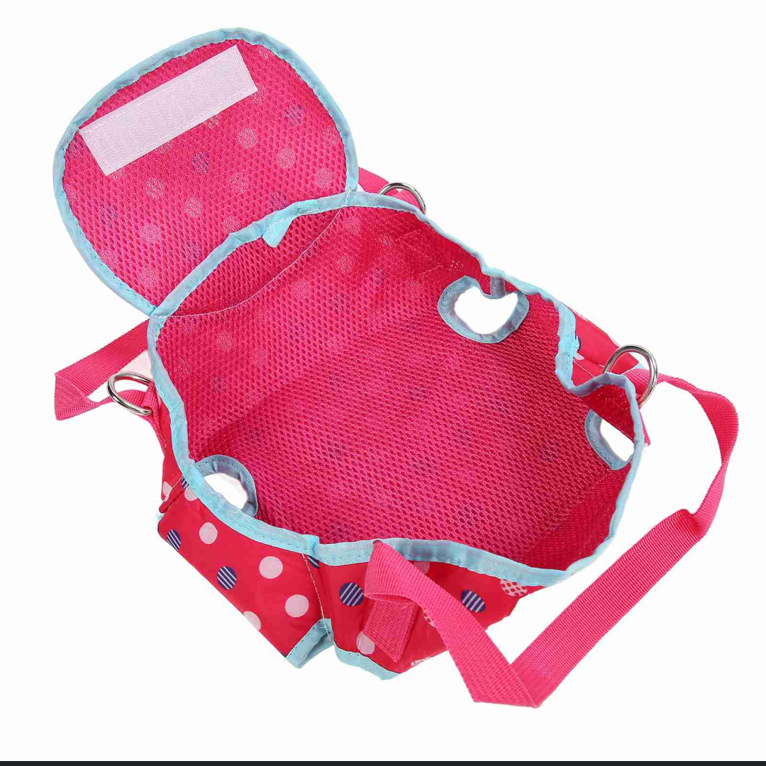 Dog Support Harness Polkadot Pattern