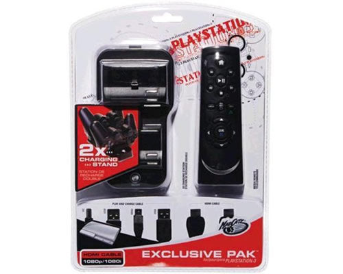 Mad Catz 2x Charging Stand Exclusive Pak for PlayStation 3